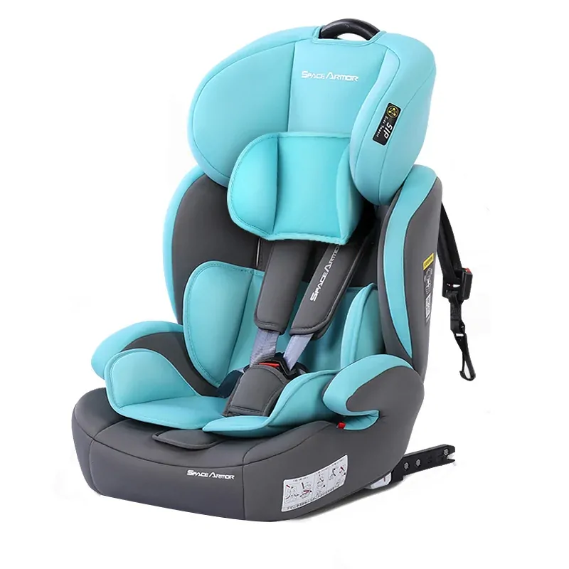 Child Safety Car Seat Folding Baby Car Seat Isofix Latch Portable Kids Car Seat Booster For 9M-12 years Old