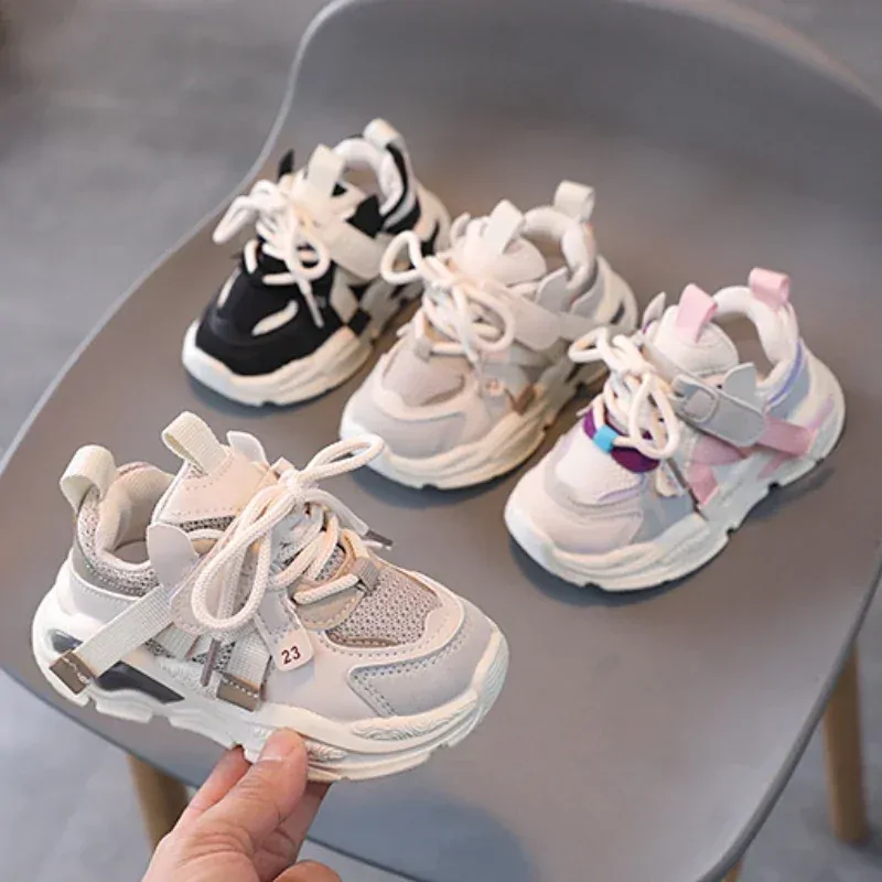 Casual Flat Sneakers Shoes Sneakers Kids Shoes Antislip Soft Bottom Baby Sneaker Children Size Girls Boys Sports Shoes