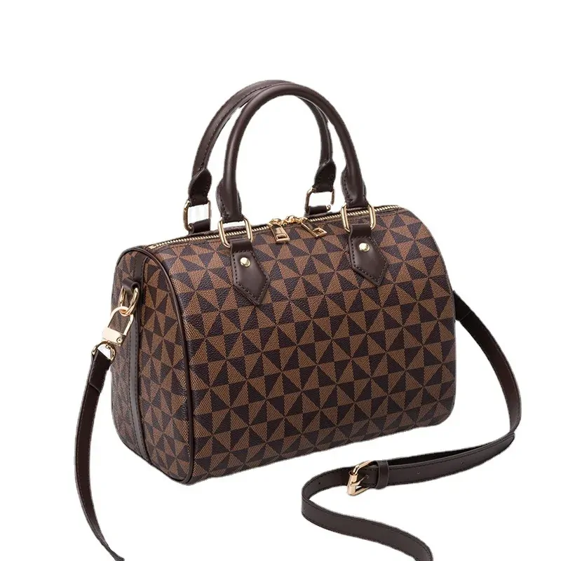 Women's Handbags Large Capacity Boston Pillow Crossbody Bag Shoulder Bag Luxury Fashion Female Purse Wallet Reading Flower Totes