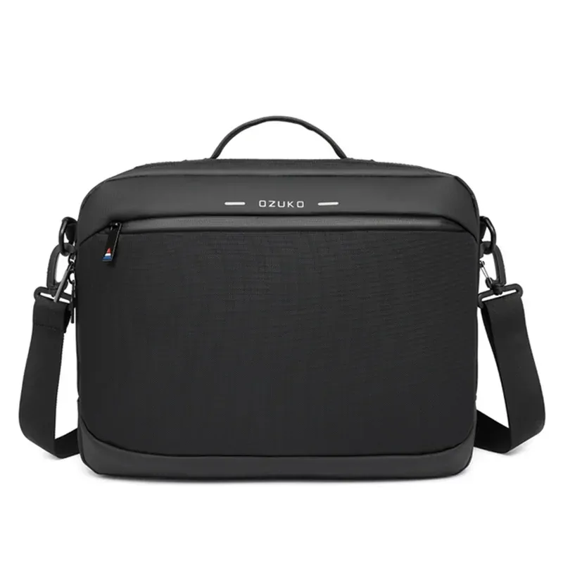 OZUKO Ipad bag Men's Shoulder Bag Waterproof Oxford Male Travel Bags Casual 13 14 15.6 inch Notebook Laptop Bag Case Handbag