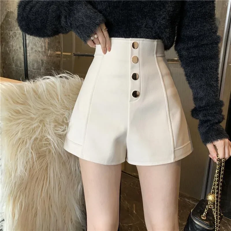 Wide Black Short Pants for Woman To Wear White High Waist Women's Shorts Summer Cheap Hot Streetwear Aesthetic Normal XL Nylon