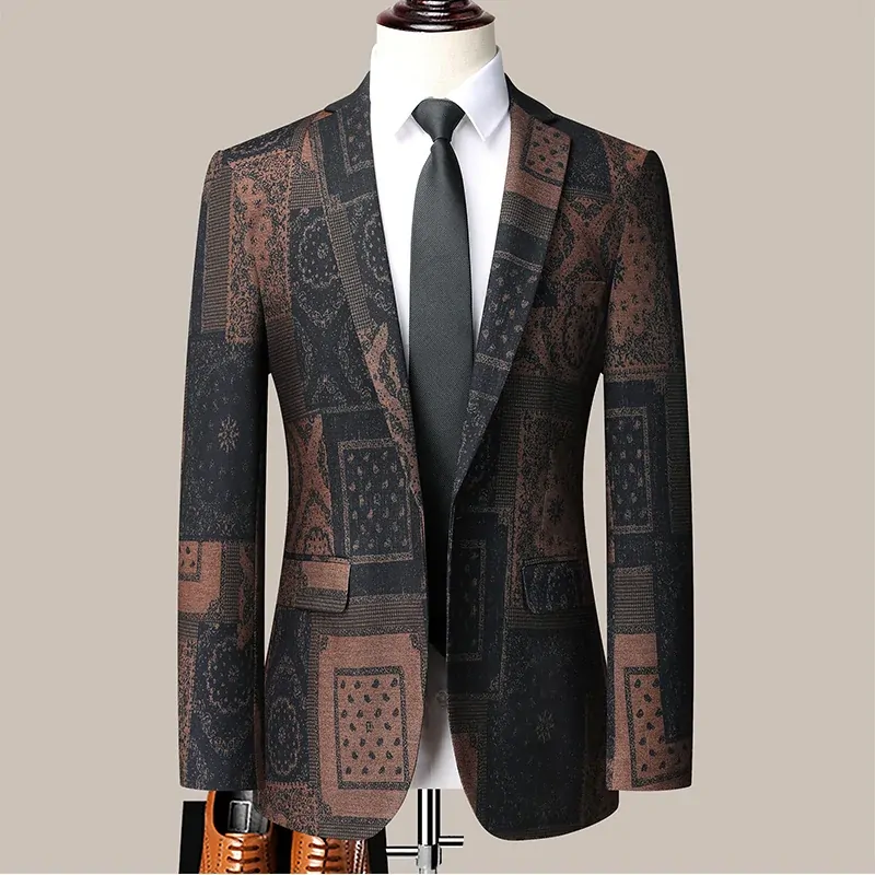 Explosive Spring and Autumn Korean Casual Men's Suit New Pattern Trend Slim Personality Suit Handsome Single Coat Coat