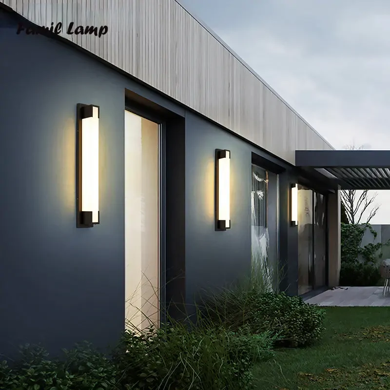 LED Wall Lamp 110V 220V Outdoor Light Waterproof IP65 Exterior Porch Balcony Stainless Steel Garden Terrace Courtyard Lighting