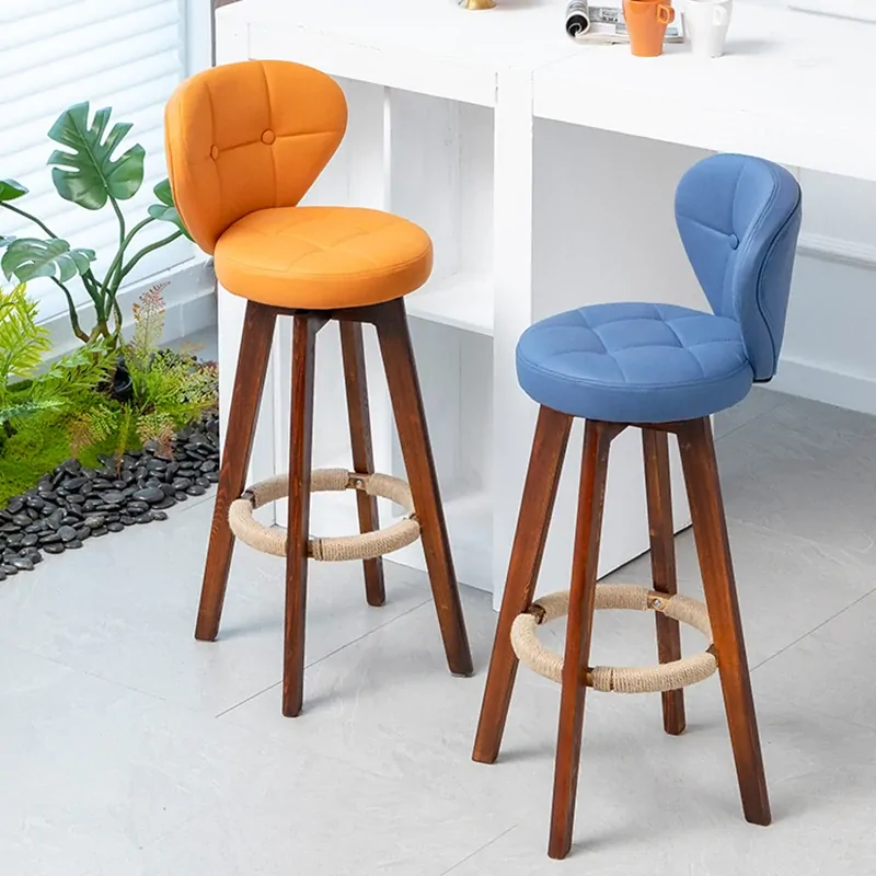 Manicure Dining Bar Stool Office Accent Reception Luxury Bar Chair Swivel Counter Make Up Banqueta Garden Sets Furniture