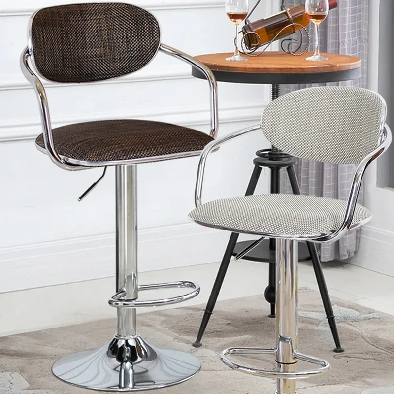 Nordic Accent Bar Stools Living Room Dining Tall Design Bar Chairs Vanity Manicure Restaurant Banqueta Garden Sets Furniture