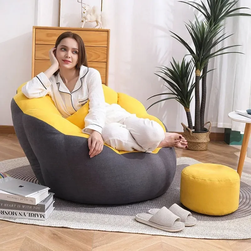 Tatami Sofa Cushion Lazy Reading Bean Bag Miniature Living Room Balcony Kids Small Sofa Bedroom Mobili Minimalista Furniture