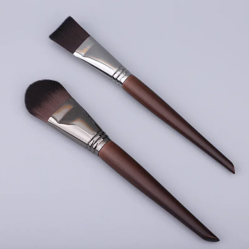 Professional Non Marking Polishing Foundation Makeup Brush Cosmetics Beauty Make Up Tool Soft Multi-function Face Mask Brush 1Pc