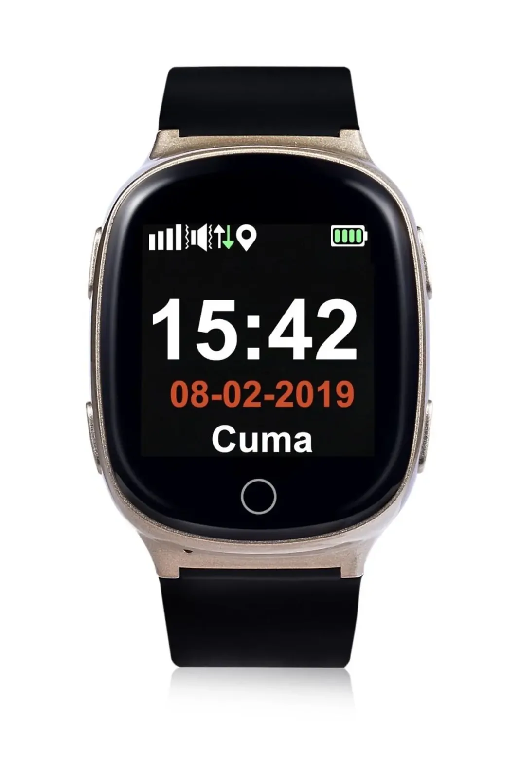 S03 Smart Adult/Alzheimer 'S Clock Gold Color