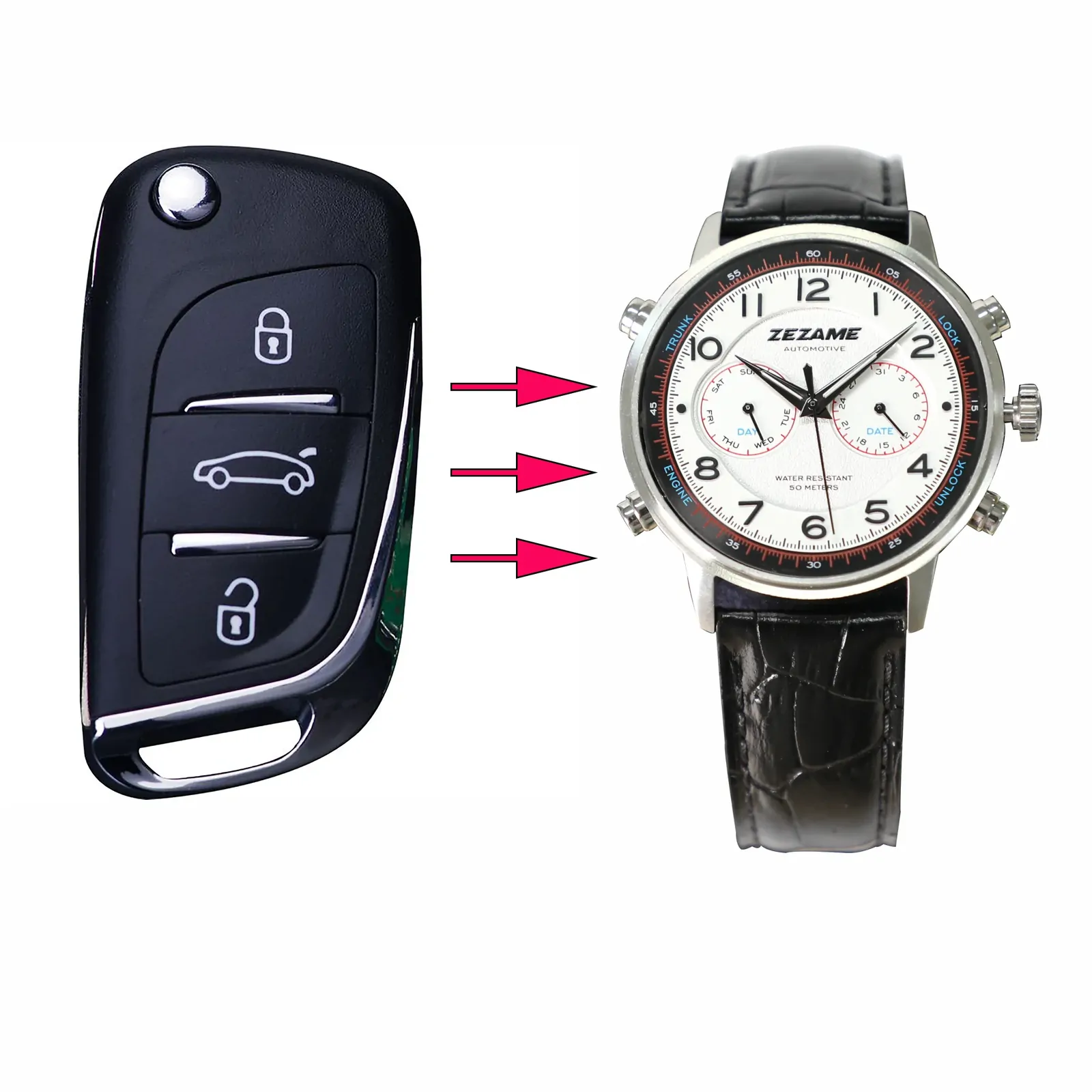 Smart Watch Car Key ReplacesThe Car Door Lock And Car Key Watch The Watch That Controls The Start And Close Of The Car