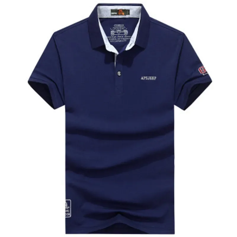 Polo Men Brand High Quality Casual 2024 Fashion Male Shirt Summer Dress Cotton Top Clothing Collar Business