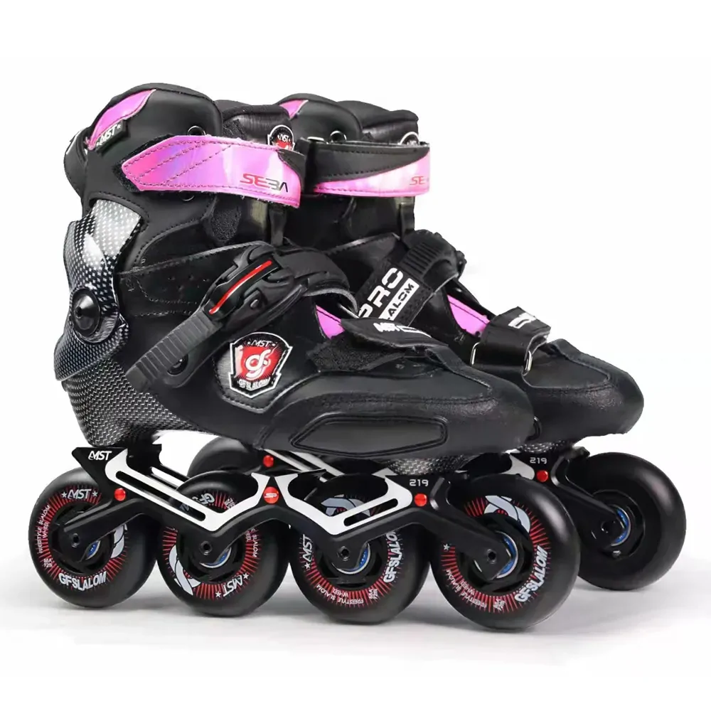 100% Original 2022 SEBA TRIX Inline Skates MST Carbon Fiber Roller Shoes Rockered Frame Slalom Sliding Free Skating Patines