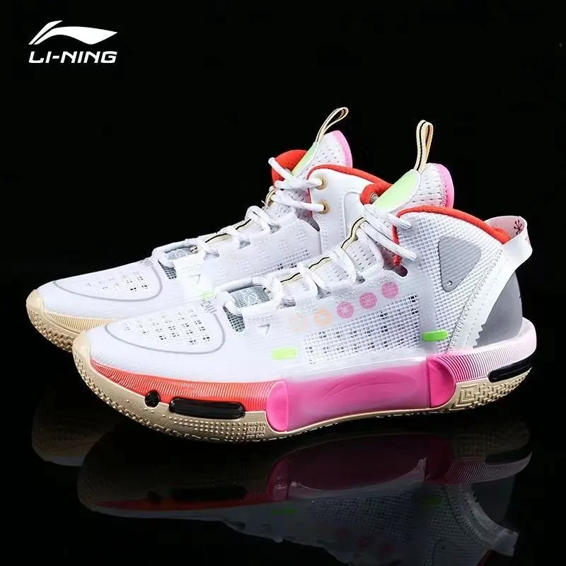Li Ning three beng basketball shoes summer Wade phantom 4 men's breathable combat sports shoes men shoes